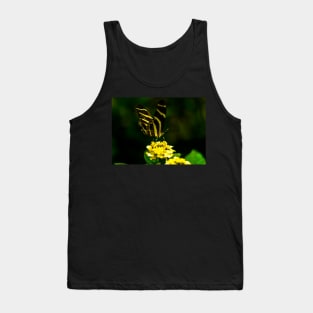 Flower with Butterfly Tank Top